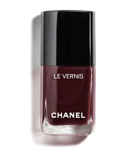 chanel rouge nail polish|155 ROUGE NOIR LE VERNIS Longwear Nail Colour .